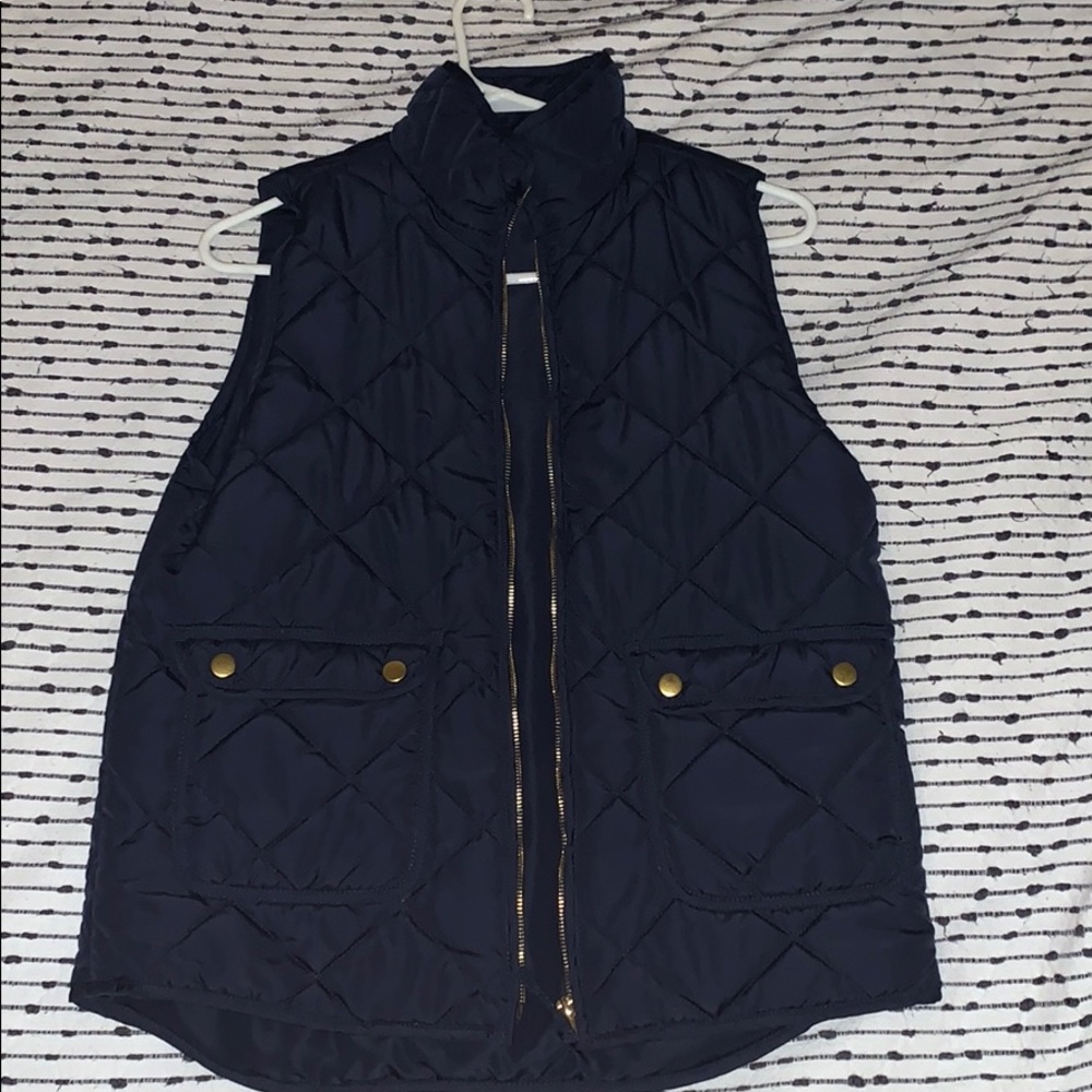 Navy and Gold Vest